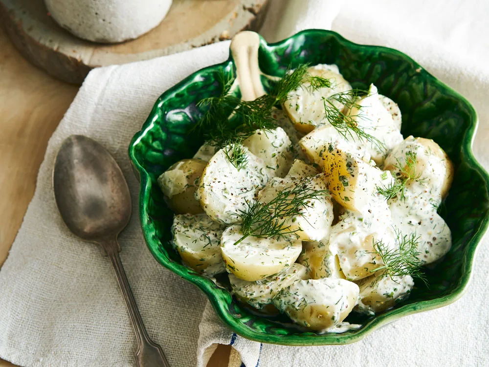 Hayden Quinn's Jax’s herby potato salad