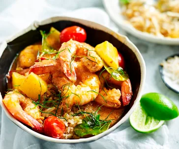 Prawn chu chee curry 