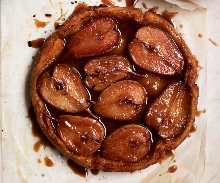 Gluten-free pear tarte tartin