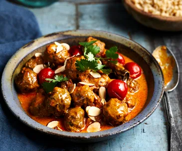 korma curry meatballs