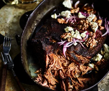 Coffee and cardamon brisket