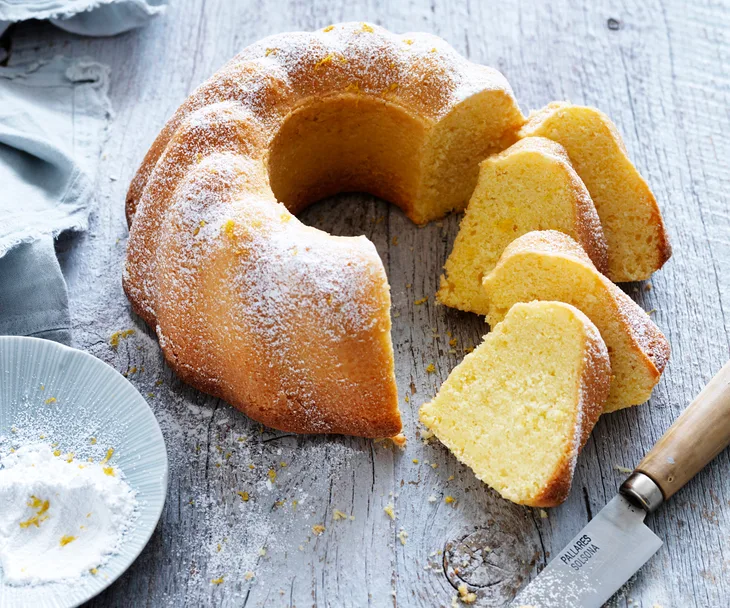 Lemon sand cake
