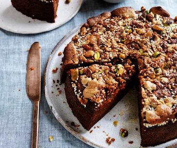 Halva, honey & carrot cake