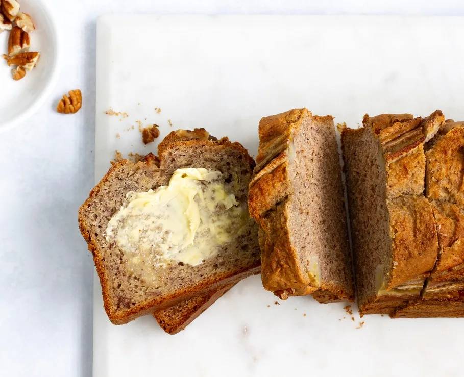 Low sugar banana bread