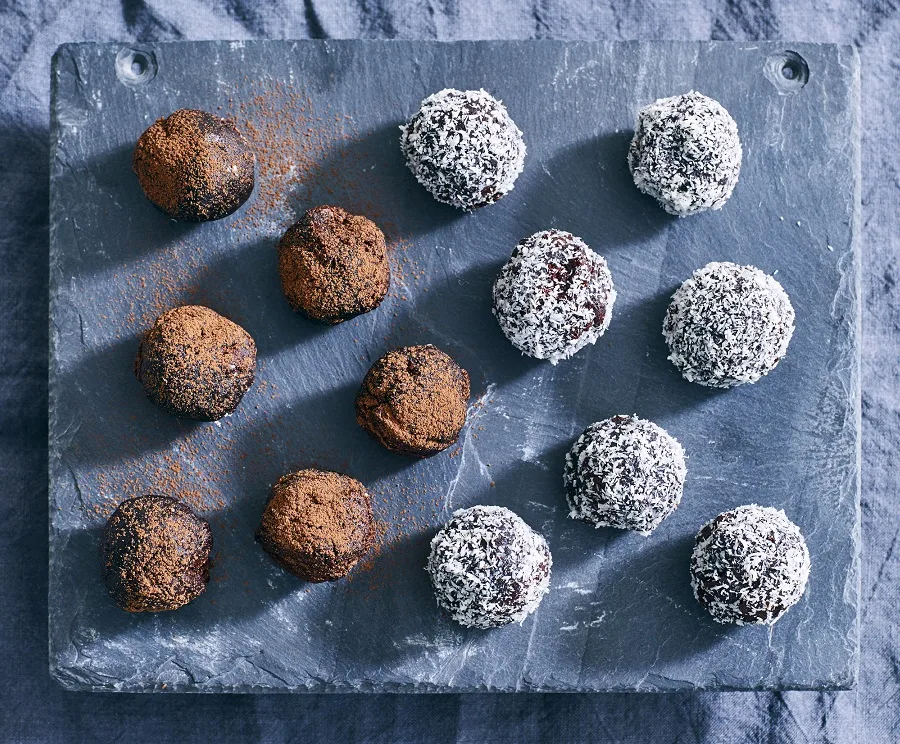 99% sugar free brownie bliss balls