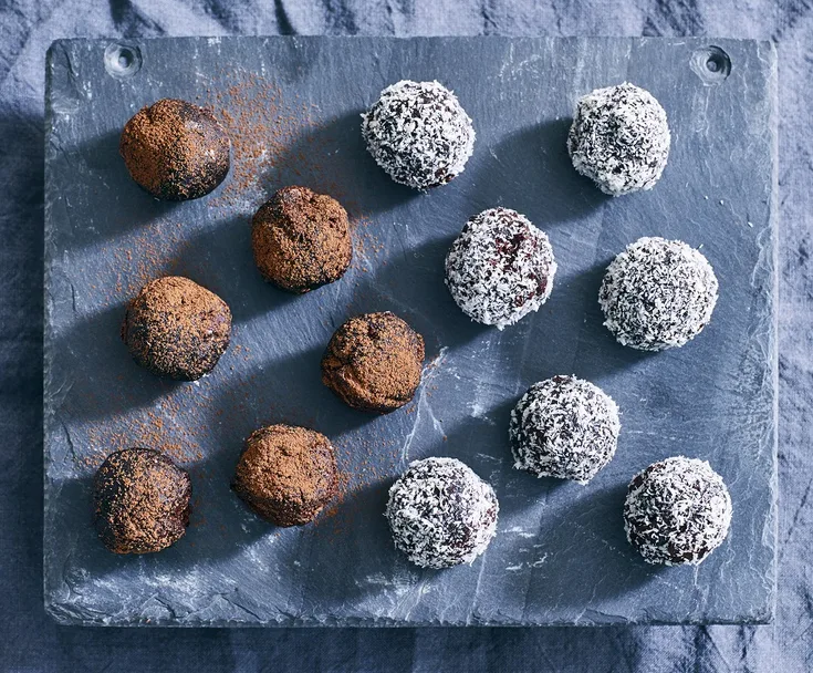 99% sugar free brownie bliss balls