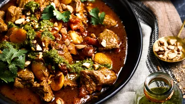 Lamb & apricot tagine with chermoula recipes