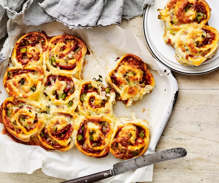 Pizza scrolls; school lunch box ideas