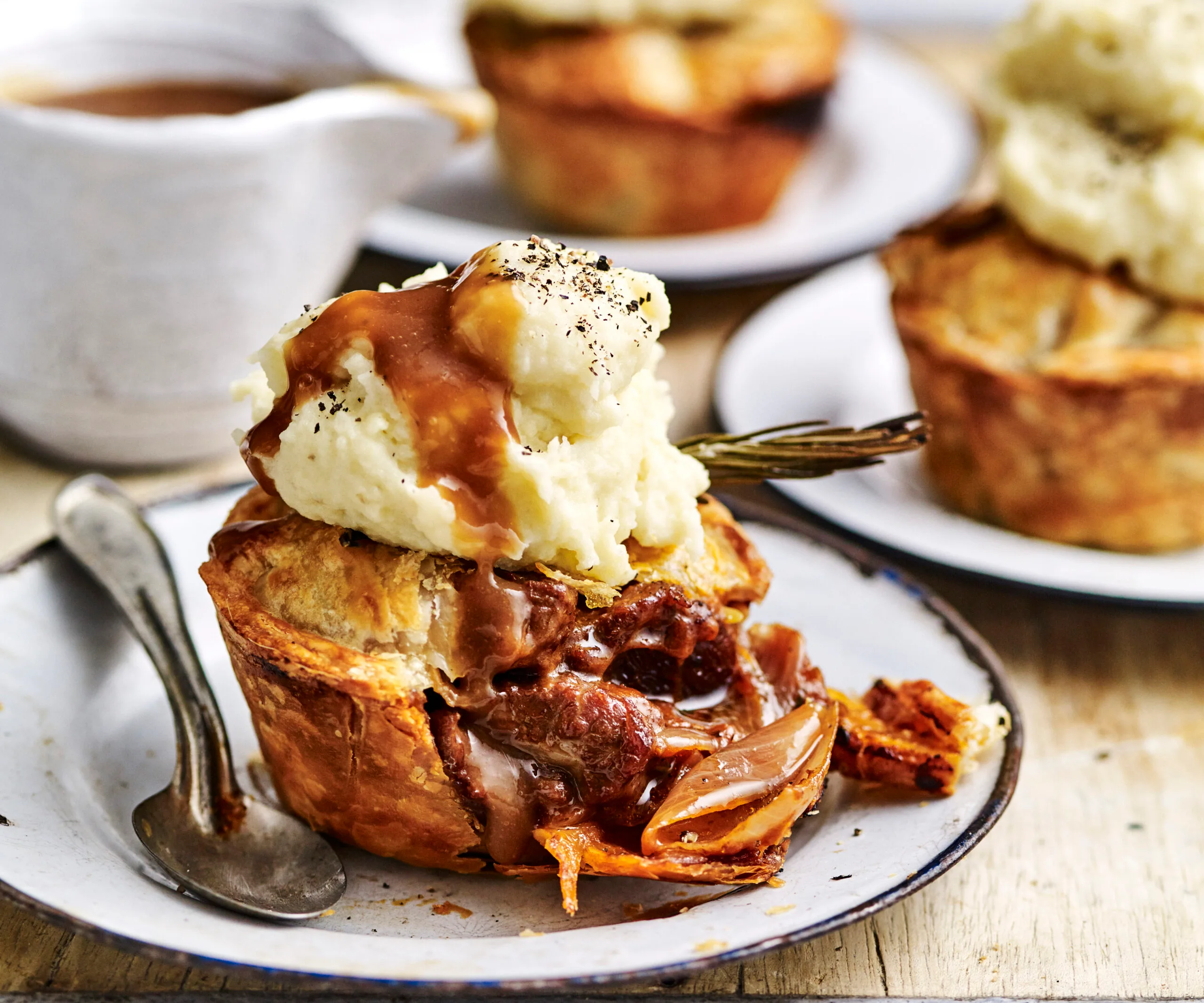 Lamb and rosemary pies