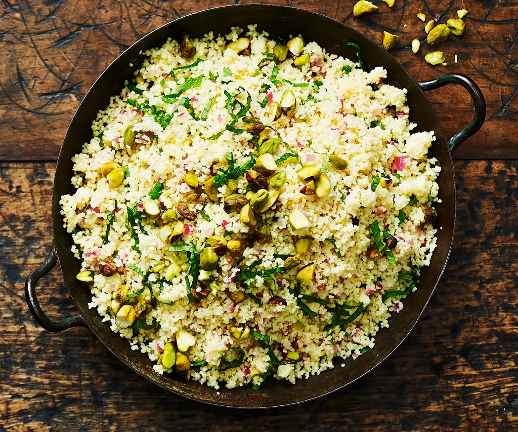 lemon pistachio couscous