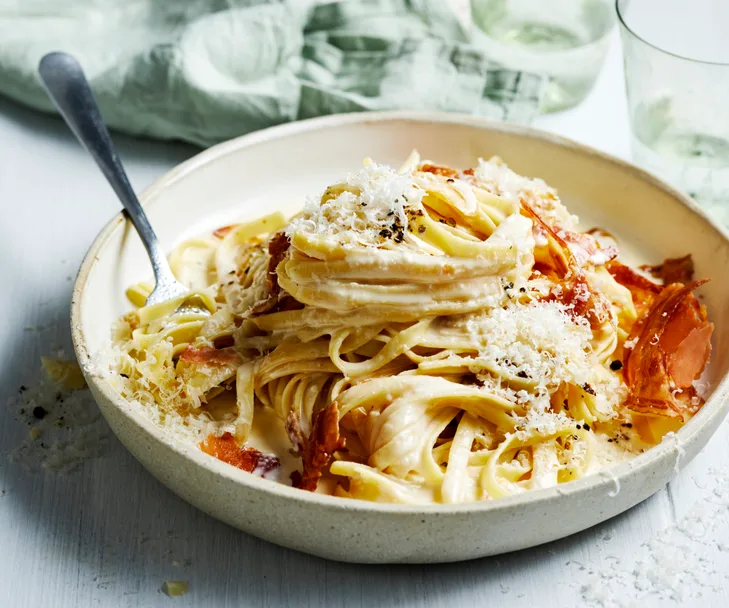 Fettuccine carbonara