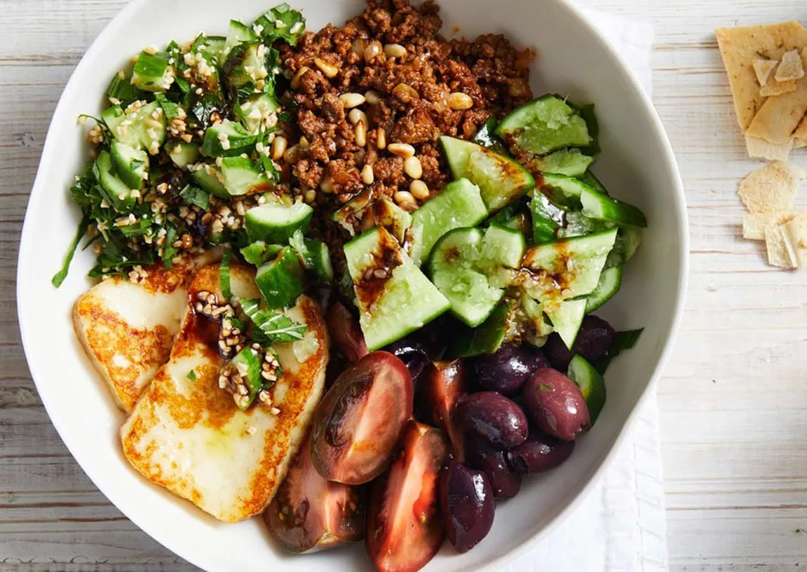Kumato tomatoes salad