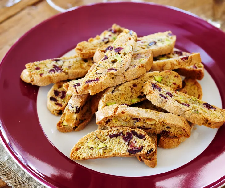 PISTACHIO & CRANBERRY BISCOTTI