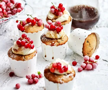 Christmas fruit and spice friands