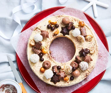 Cheats coffee Christmas wreath