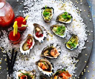 Oysters three ways
