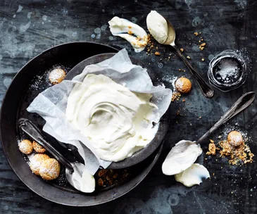 Homemade mascarpone