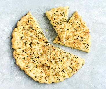 Lime and basil shortbread