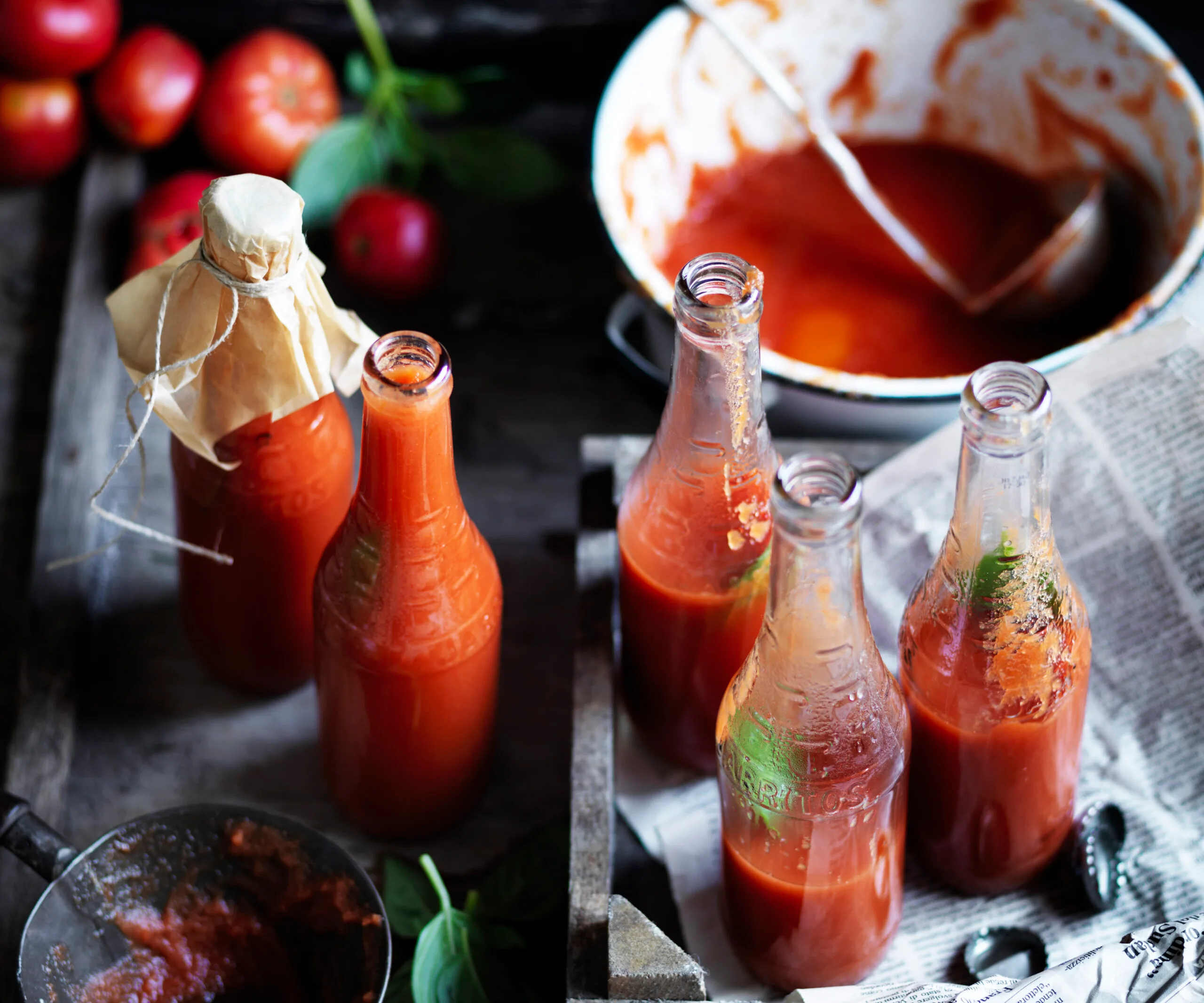 Italian tomato passata sauce