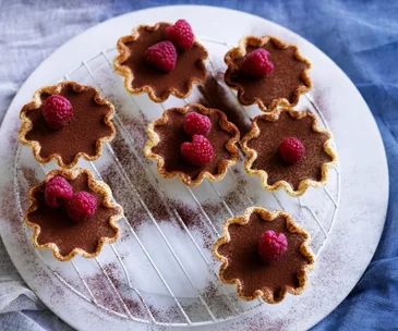 drunken mocha mousse tartlets