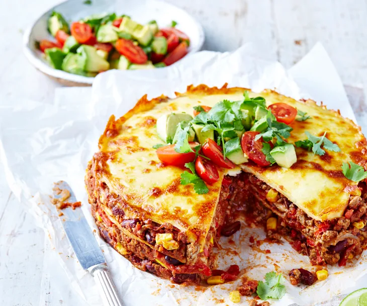 Mexican beef &lsquo;lasagne&rsquo;