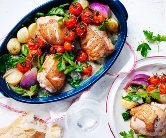 Quick chicken casserole