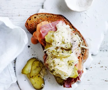 Reuben toastie