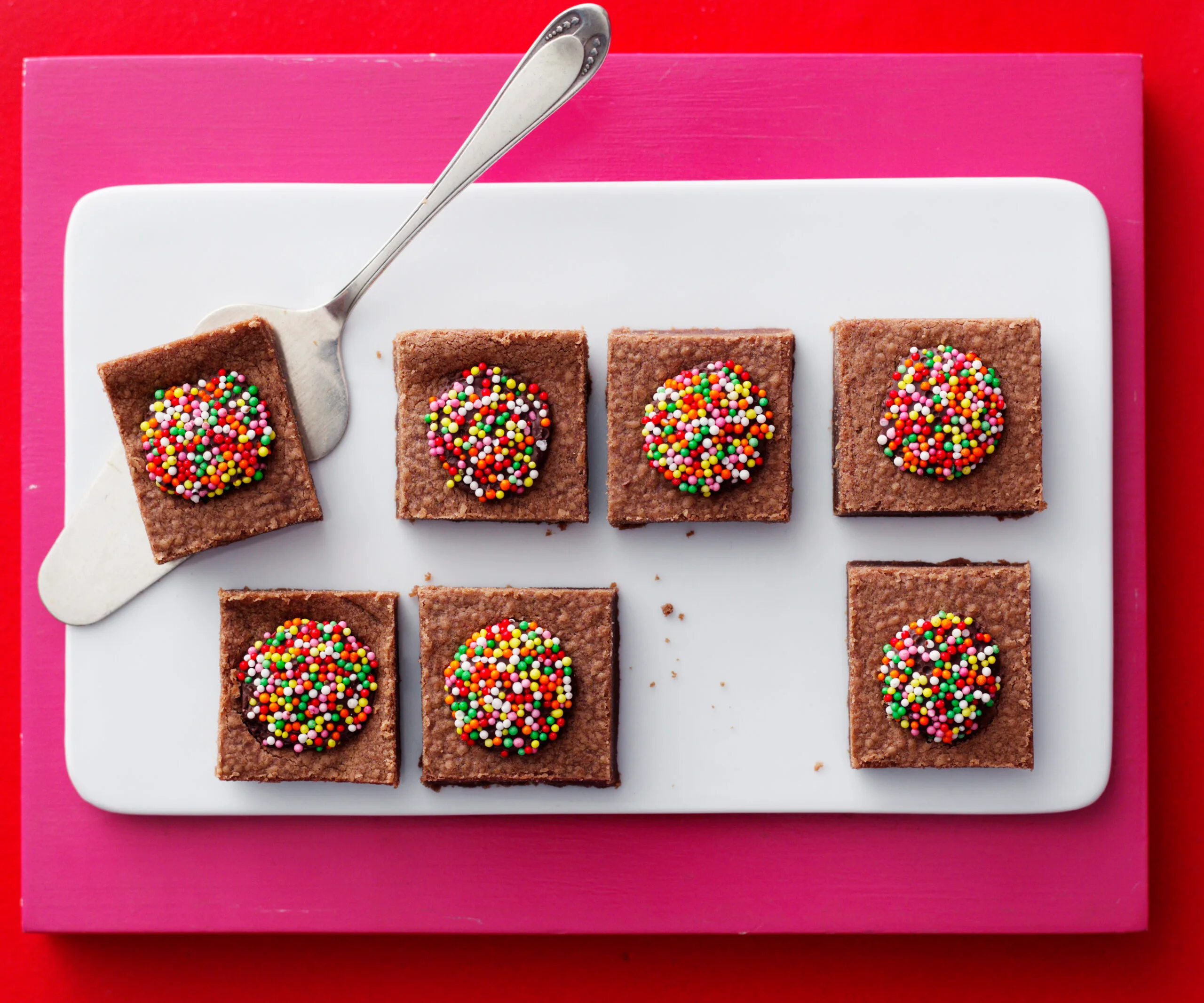 Chocolate freckle slice-image