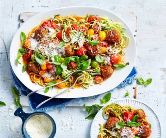 Zuccetti and meatballs