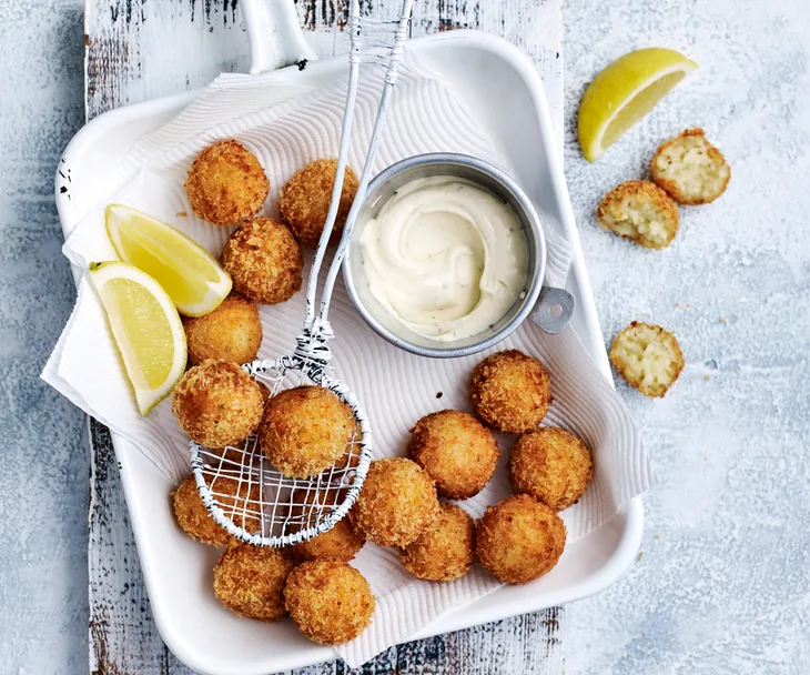 cheesy risotto balls