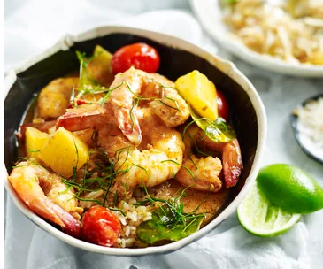 Prawn chu chee curry