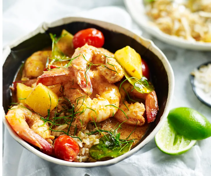 Prawn chu chee curry