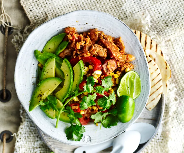 Mexican rice bowl