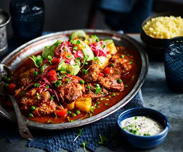 Garam masala chicken with potatoes
