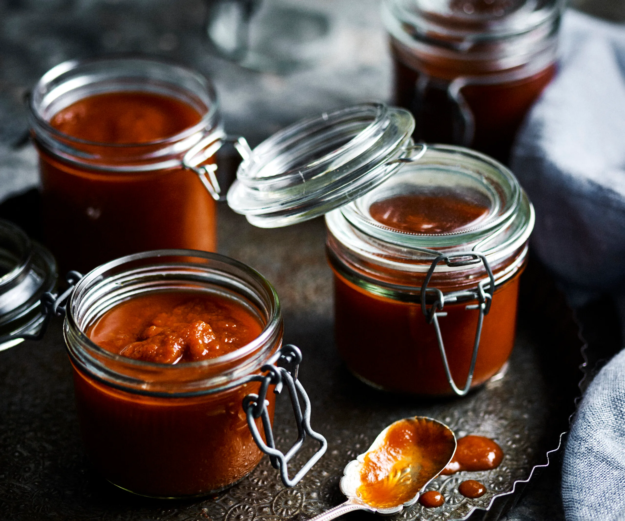 Homemade tomato sauce (ketchup)-image