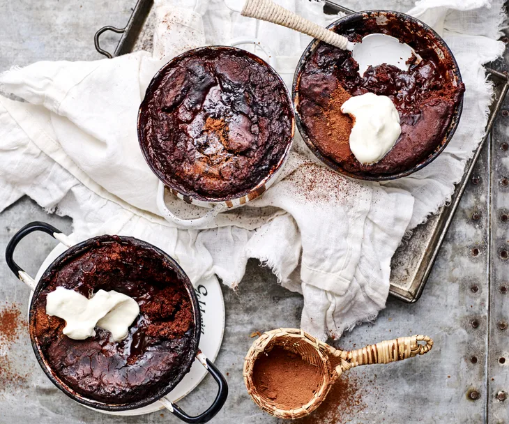 chocolate self- saucing puddings