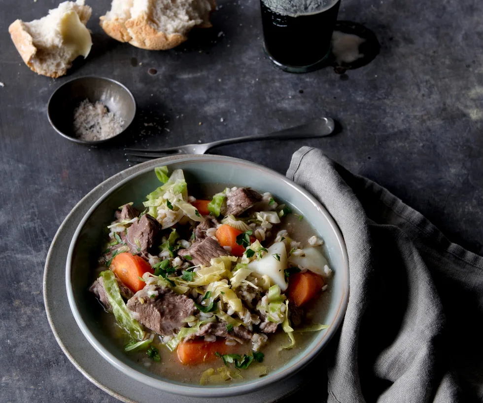 Irish lamb and barley stew