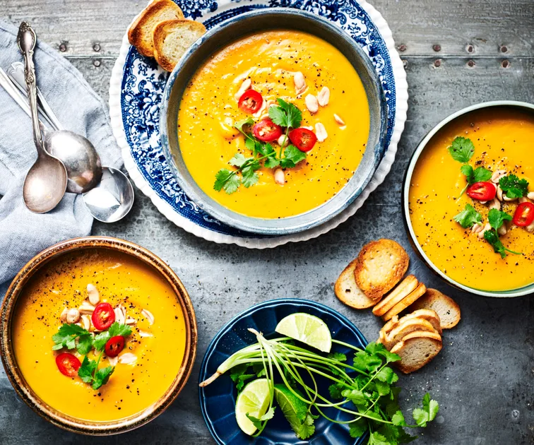 Coconut Pumpkin Soup Made in Your Slow Cooker