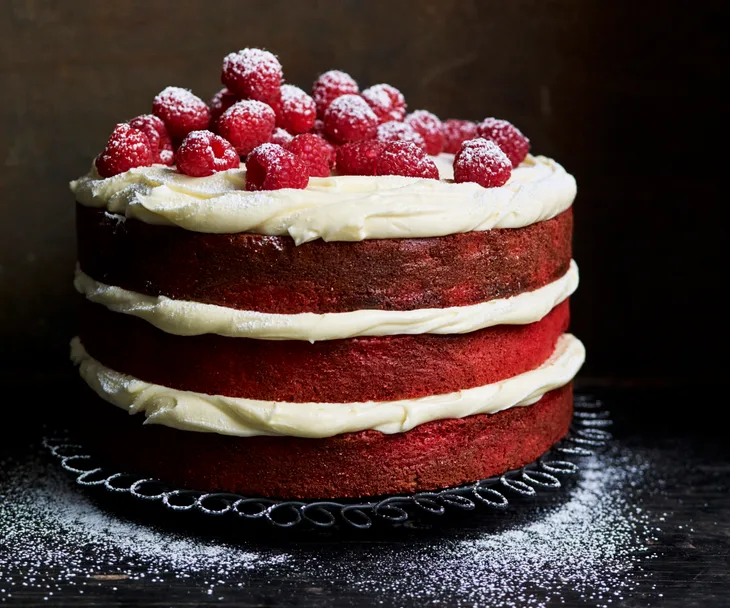 Gluten-free red velvet mud cake