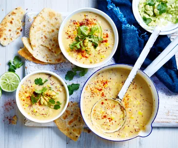 Roast corn and quinoa chowder
