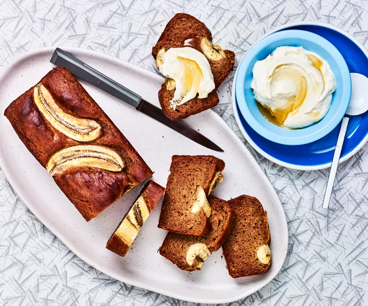 Our healthy banana olive oil loaf