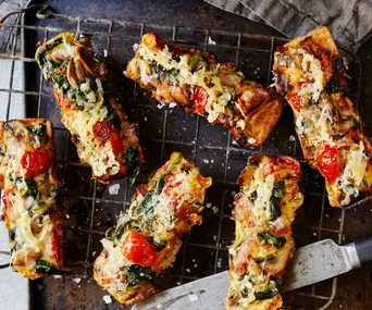 Make mushroom, ham and spinach omelettes in your sausage roll maker