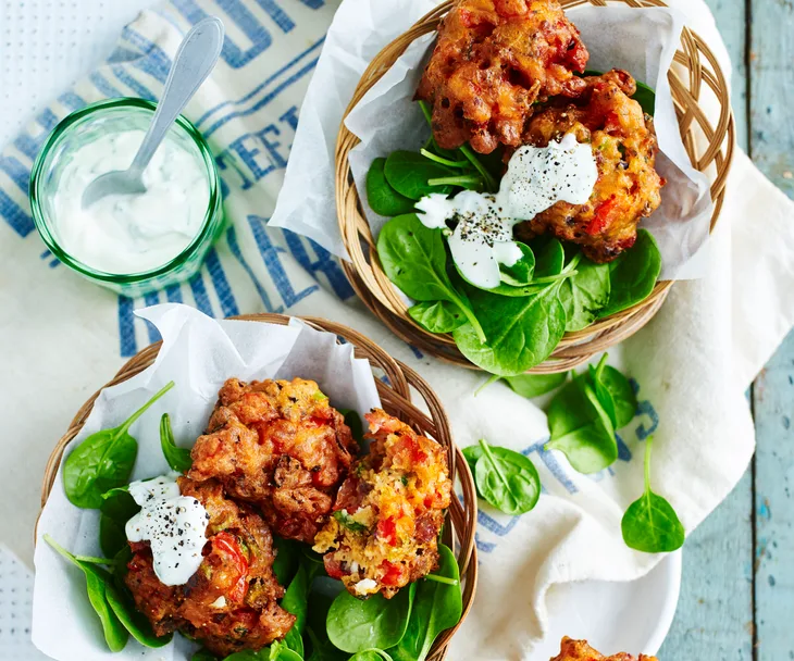 Santorini tomato fritters