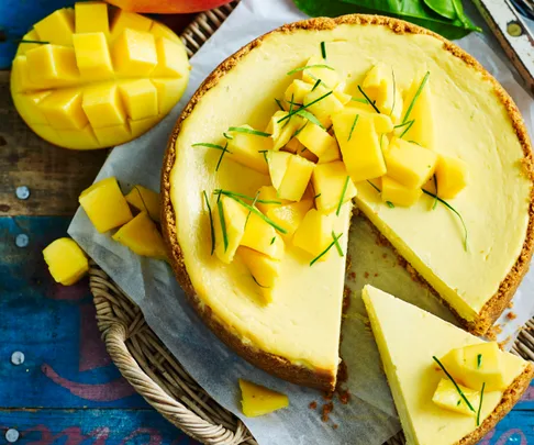 mango cheesecake