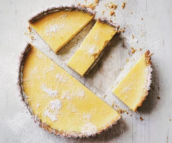 Buttermilk custard tart