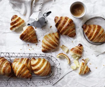 Baker’s dozen homemade croissants