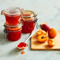 Fresh apricot jam