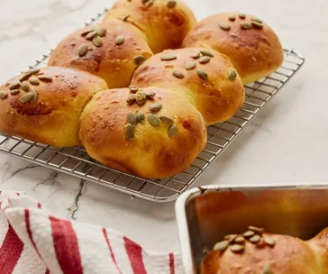 Delicious pumpkin rolls with cook and TV personality Diana Chan