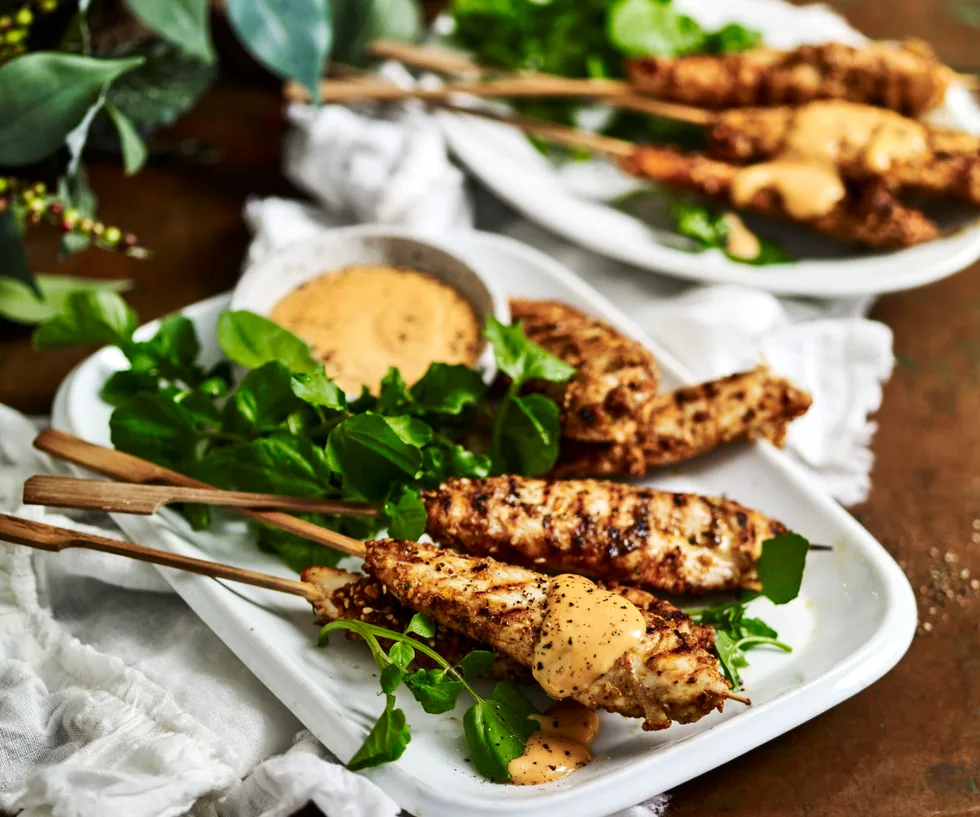 chicken satay skewers