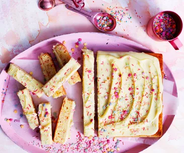 Sprinkle (funfetti) blondies